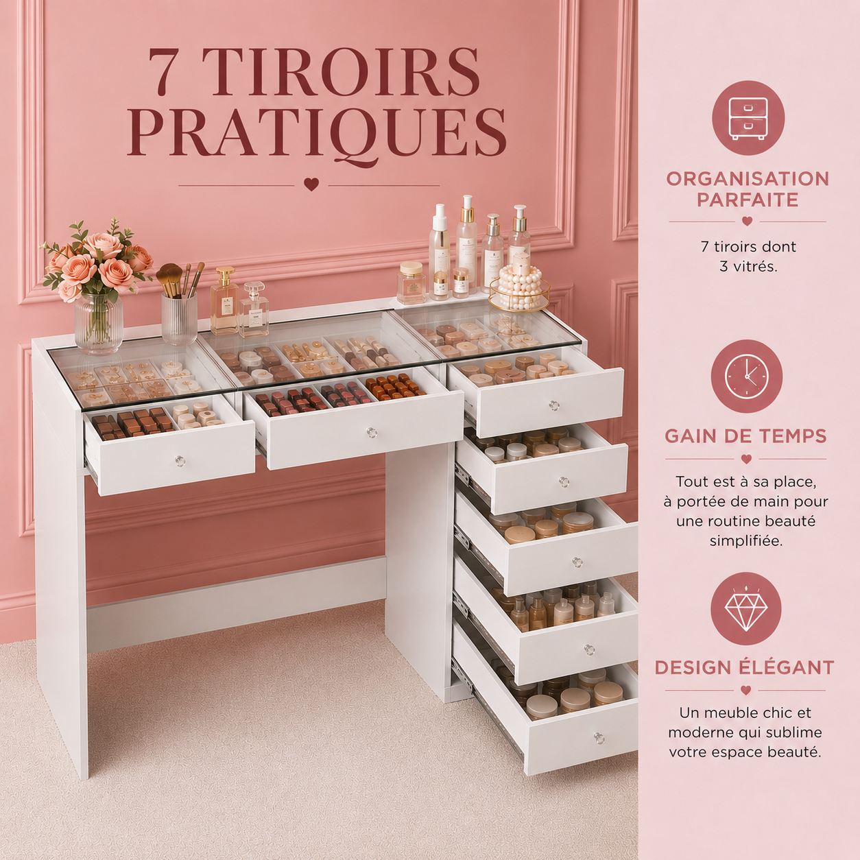 Coiffeuse Baby vanity