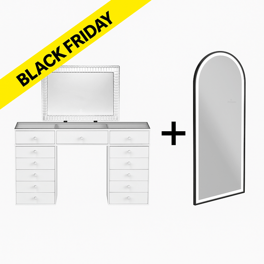 PACK STARGIRL MIRROR + PRINCESS VANITY + GLOSSY MIRROR - Princess Room